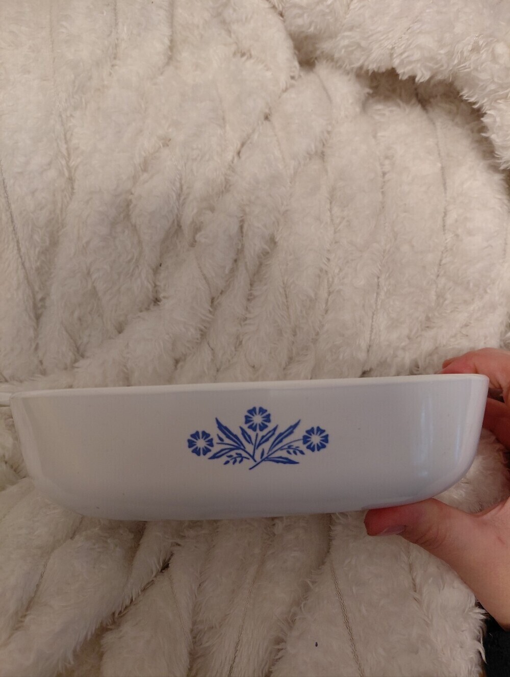 P9B 2.5 Quart Corning Ware Blue Cornflower Casserole Dish
